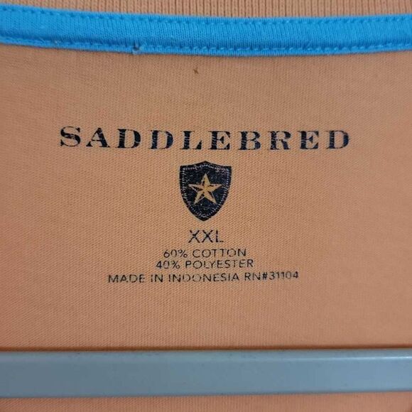 Saddlebred Men's plus size Polo Shirt - Picture 6 of 6